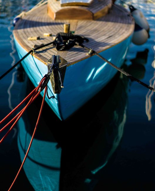 private yachts in port. sunny day spain